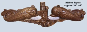 U-Boot Abzeichen Delfine Abzeichen Holz - Made in USA - Ihre Wahl  - Bild 1 von 18