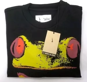 Men's Size M Nike Archives 2023 DNA Air Huarache Poison Dart Frog T Shirt Black - Picture 1 of 8