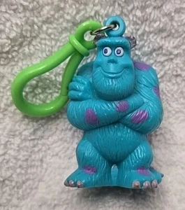 Sulley Monsters Inc PVC Keychain Backpack Clip Disney Pixar James P Sullivan Toy - Picture 1 of 9