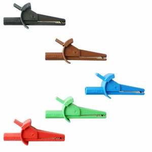 Clips de cocodrilo para Fluke/Kewtech/Di-Log/Martindale/Metrel 1000 v 4 mm - Imagen 1 de 11