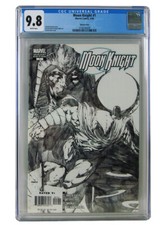 Moon Knight #1 Sketch Variant CGC Graded 9.8 David Finch Marvel Comics 2006