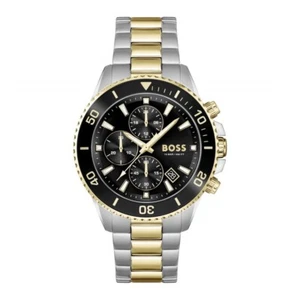 Reloj Hombre HUGO BOSS 1513908 'Admiral' Dos Tonos Esfera Negra - Imagen 1 de 3