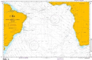 NGA Nautical Chart 22: South America to Africa - Picture 1 of 1