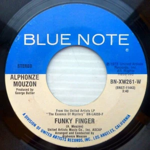 ALPHONSE MOUZON stark vg JAZZ Funk SOUL 45 FUNKY FINGER mit FRÜHLINGSWASSER JF104 - Bild 1 von 2
