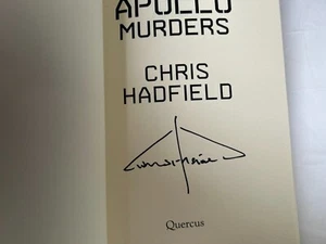 CHRIS HADFIELD - The Apollo Murders SIGNED 1/1 Hb - 2021 - APOLLO MURDERS book 1 - Picture 1 of 2