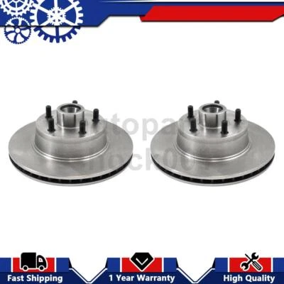 2 Rotor de freio a disco dianteiro DuraGo e conjunto de cubo para Ford Fairlane 1969-1970 - Imagem 1 de 3