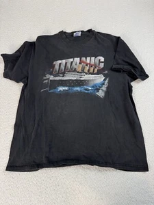Titanic Shirt L Vintage 90s 00s Leonardo Dicaprio Kate Movie Film Promo Y2k XL - Imagen 1 de 8