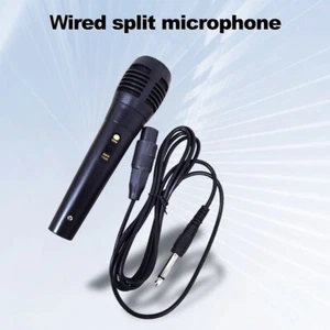 3.5mm Handheld Wired Microphone Clear Voice Dynamic Mic For Karaoke Singing KTV - Picture 1 of 15