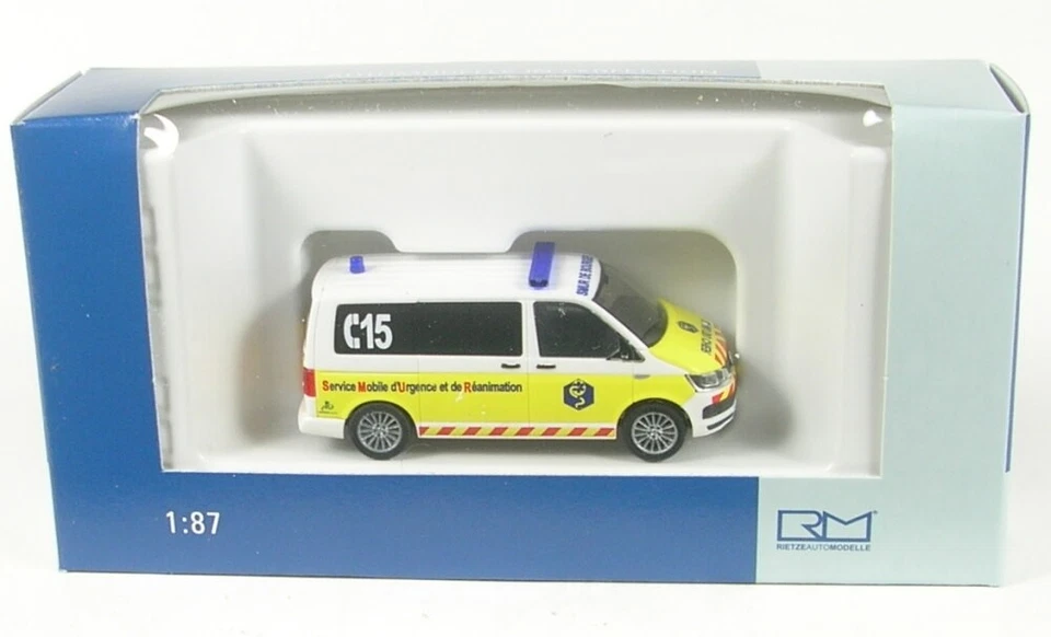 VW T6 Samu Du Cher (FR) 1:87 Rietze - Immagine 1 di 1
