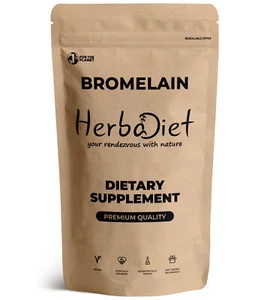 Bromelain Powder 3000 GDU/g Powerful DIGESTIVE ENZYME 400mg Inflammation Support - Picture 1 of 3