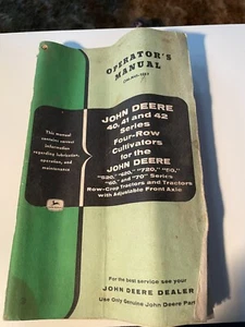 John Deere 40, 41 und 42 Serie vierreihige Grubber Betriebsanleitung - Bild 1 von 1