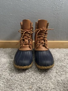 BOTAS BEAN de L.L. Top alto con cordones talla 8M de frijol - Imagen 1 de 9