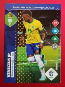 Vinicius Junior #94 Brazil - Panini Adrenalyn XL Road to Qatar World Cup 2022 - Picture 1 of 2