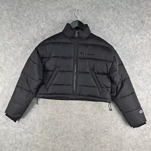 Champion Jacket Womens Extra Small Black Rochester Cropped Puffer NEW NWT 8741 - Bild 1 von 16