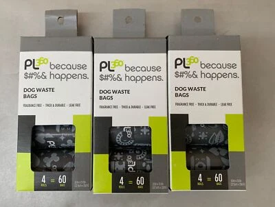 (3 Cajas de 60) Bolsas de Residuos para Perros PL360 180ct Total Foto 1 de 4
