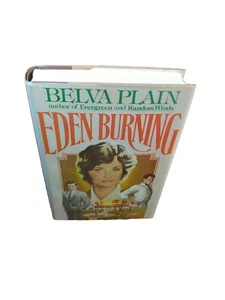 Eden Burning Belva Plain 1982 Delacorte Press Hardcover - Picture 1 of 17