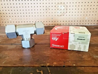1-1/4 Tube OD 316ss Union Tee Fitting Ham-Let 764LSS 1-1/4 - Image 1 of 3