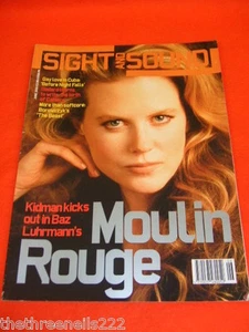 SIGHT AND SOUND - NICOLE KIDMAN - MOULIN ROUGE - JUNE 2001 - Picture 1 of 1