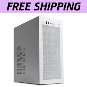 Durable Alloy Steel Mini Tower PC Case with High Airflow and Port Accessibility - Picture 1 of 11