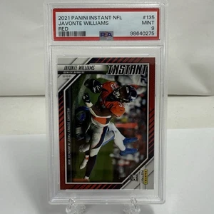 2021 Panini Instant Red Javonte Williams Broncos Rookie RC #/99 PSA 9 - Bild 1 von 2