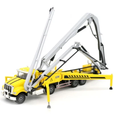 1/55 Scale Diecast Alloy Concrete Pump Truck Construction Car Vehicle Model - Image 1 of 4
