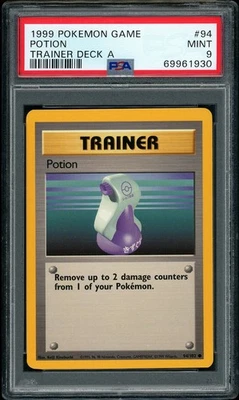 1999 Pokemon TRAINER DECK A Brock's Red Back Potion #94 PSA 9 MINT LOW POP - Image 1 of 2