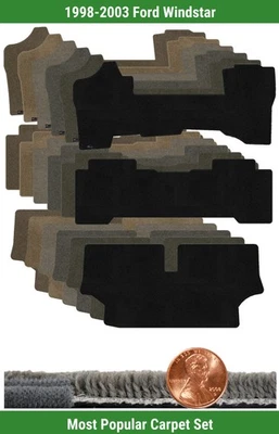 Набор ковриков Lloyd Custom Ultimat для Ford Windstar 1998-2003 годов выпуска (3 штуки) #M4Z - Изображение 1 из 4