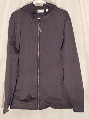 Timberland Hooded Full Zip Fleece Lined Lightweight Jacket Black Sz. XXL - Image 1 of 4