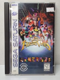 SEGA Fighting Vipers Sega Saturn 1996 w/ Case & Manual NTSC-U/C T-Teen vtg