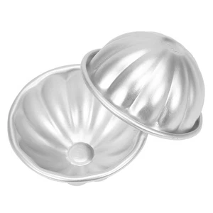 Moldes para bomba de baño de aleación de aluminio hechos a mano 2 piezas artesanía gaseosa hágalo usted mismo molde para pasteles EWPK - Imagen 1 de 7