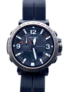 Orologio Uomo Outdoor Usato Casio Pro Trek PRW-6611Y-1JF Nero Radio Solare Giappone - Foto 1 di 5