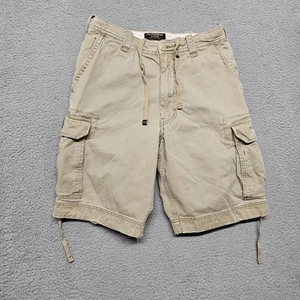 Vintage Abercrombie Fitch Cargo Shorts Paratrooper Fatigues Mens 31 Tan Skater - Picture 1 of 24