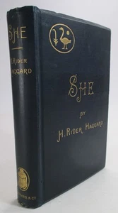 1887 2nd ED "SHE: A History of Adventure" H. Rider Haggard HB Longmans, Green UK - Bild 1 von 10