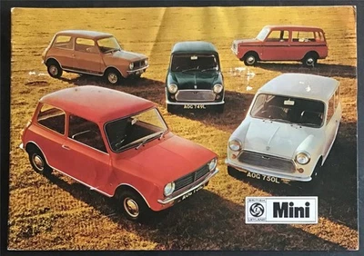 MINI Car RANGE Sales Brochure Sept 1972-73 #2842/E 850/1000 CLUBMAN 1275GT - Image 1 of 4