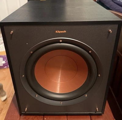 Subwoofer Powered Klipsch R-100SW 300W - Preto - Imagem 1 de 2
