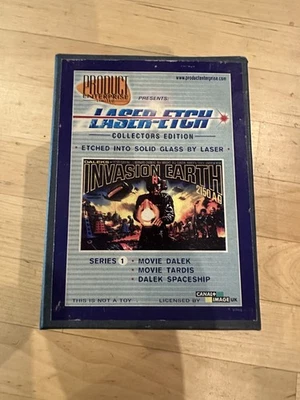 DOCTOR WHO PRODUCT ENTERPRISE LASER ETCH GLASS ORNAMENT MOVIE DALEK INVASION - Изображение 1 из 4