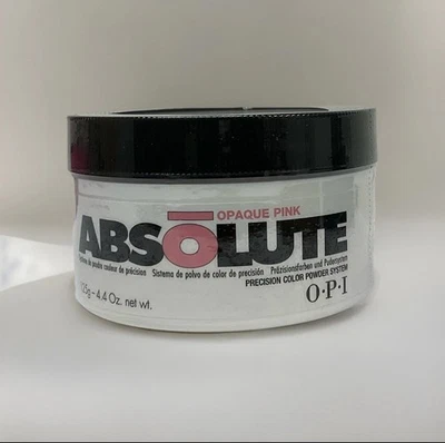 Pó acrílico descontinuado OPI precisão absoluta 4,4 oz rosa opaco autêntico - Imagem 1 de 4
