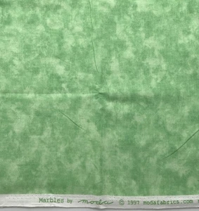 MARBLES 1997 by Moda Green Texture Print Fabric 1 yd - Picture 1 of 1
