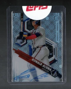 Ronald Acuna 2018 Bowman High Tek Prospects Auto - Picture 1 of 2