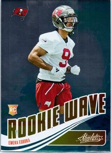 2025 Panini Absolute #RW-EEA Emeka Egbuka Rookie Wave - Bild 1 von 2