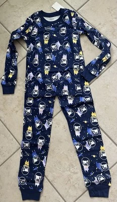 Gymboree Niño Talla 8 Manga Larga Parte Superior Pierna Larga Parte Inferior Space Dogs Gimmies PJ’s Nuevo con Etiquetas Foto 1 de 3