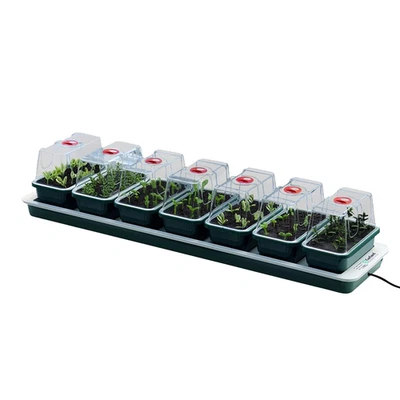 Garland Super 7 Electric Windowsill Propagator Heated Seed Tray 7 Mini Kit - Image 1 of 4