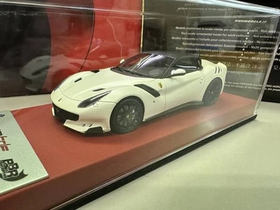 1/43 BBR Ferrari F12 TDF Mat Blanc Fuji Édition Spéciale Boutique À L'Étranger - Photo 1/4