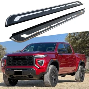 Aluminum Fixed Running Board fits for GMC Canyon 2023-2025 Side Step Nerf Bar - Imagen 1 de 7
