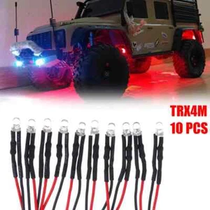 10pcs 3mm 5mm 12V LED Lights for 1/18 RC Crawler Car Traxxas AXIAL SCX10 TRX4-M - Picture 1 of 17