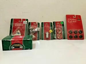 Lote de 6 piezas vintage de Christmas Village Santa's Best nuevo en caja - Imagen 1 de 5