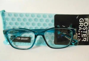 Foster Grant Damen Lesebrille Evie blau +1,25 (1 Paar) Einzelhandel 18,99 $ - Bild 1 von 1