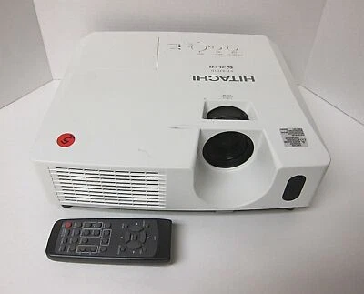 HITACHI 2200 Lumens CP-X2010 3LCD Projector 720p 3.7A/1.8A w/ Remote Used SKU A - Image 1 of 4