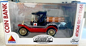 Vintage Gearbox 1918 Ford Runabout Pickup Coin Bank - Citgo - New in Box #76753 - Picture 1 of 3