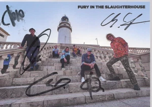 Autogramm Fury in the Slaughterhouse Band Originalunterschriften - Bild 1 von 1
